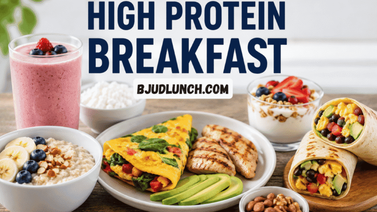 High Protein Breakfast Ideas That Keep You Full and Support Healthy Eating